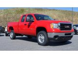 2013 Fire Red GMC Sierra 2500HD Extended Cab 4x4 #80290656