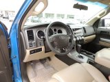 2010 Toyota Tundra TSS CrewMax Sand Beige Interior