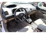 2010 Honda Civic EX-L Sedan Beige Interior