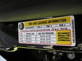 2012 Chevrolet Tahoe LT 4x4 Info Tag