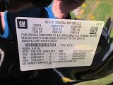 2012 Chevrolet Tahoe LT 4x4 Info Tag