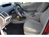 2013 Toyota Prius Three Hybrid Bisque Interior