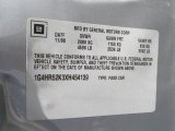 1999 Buick LeSabre Limited Sedan Info Tag