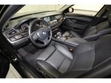 2011 BMW 5 Series 550i Sedan Black Interior