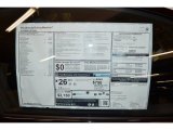 2014 BMW 6 Series 640i Coupe Window Sticker