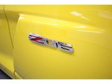 2009 Corvette Color Code for Velocity Yellow - Color Code: Z06
