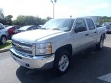 2013 Silver Ice Metallic Chevrolet Silverado 1500 LT Crew Cab 4x4 #80351321