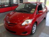 2008 Barcelona Red Pearl Toyota Yaris S Sedan #80351124