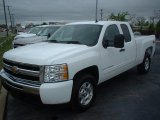 2009 Summit White Chevrolet Silverado 1500 LT Extended Cab 4x4 #80351123
