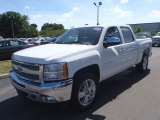 2013 Summit White Chevrolet Silverado 1500 LT Crew Cab 4x4 #80351349