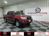 2007 Impulse Red Pearl Toyota Tacoma V6 PreRunner Double Cab #80383944