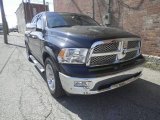 2011 Brilliant Black Crystal Pearl Dodge Ram 1500 Laramie Crew Cab 4x4 #80392006