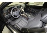 2014 BMW 6 Series 640i Convertible Black Interior