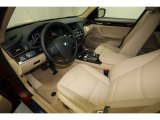 2014 BMW X3 xDrive28i Sand Beige Interior
