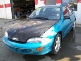 1998 Bright Aqua Metallic Chevrolet Cavalier Sedan #8031986