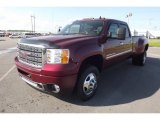 2013 Sonoma Red Metallic GMC Sierra 3500HD Denali Crew Cab 4x4 Dually #80391831