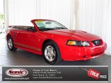 2003 Torch Red Ford Mustang V6 Convertible #80425217