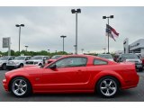 Torch Red Ford Mustang in 2007