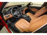 2012 BMW 3 Series 328i Sedan Saddle Brown Interior