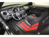 2012 Ford Mustang Shelby GT500 SVT Performance Package Coupe Charcoal Black/Red Recaro Sport Seats Interior