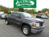 2010 Storm Gray Metallic GMC Sierra 1500 SLE Crew Cab 4x4 #80425813