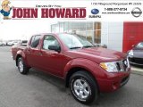 2013 Cayenne Red Nissan Frontier SV V6 Crew Cab 4x4 #80425688