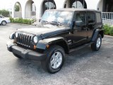 2008 Black Jeep Wrangler Unlimited Sahara 4x4 #8031716