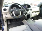 2013 Honda Pilot EX 4WD Gray Interior