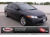 2007 Nighthawk Black Pearl Honda Civic Si Sedan #80480622