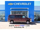 2008 Dark Toreador Red Metallic Ford E Series Van E150 Passenger Conversion #80480855