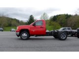 2013 Fire Red GMC Sierra 3500HD SLE Regular Cab 4x4 Chassis #80480952