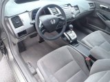 2007 Honda Civic LX Sedan Gray Interior