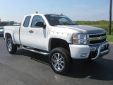 2008 Summit White Chevrolet Silverado 1500 LT Extended Cab 4x4 #80539155