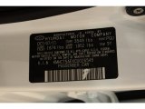 2012 Accent Color Code for Century White - Color Code: PGU