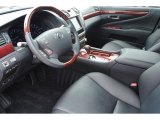 2010 Lexus LS 460 L Black Interior