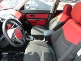2011 Kia Soul Sport Red/Black Sport Cloth Interior