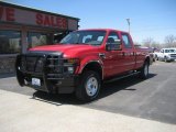 2009 Red Ford F250 Super Duty XL Crew Cab 4x4 #80539340