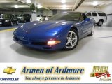 2002 Electron Blue Metallic Chevrolet Corvette Convertible #80539027