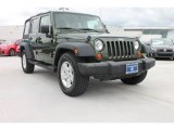 2008 Jeep Green Metallic Jeep Wrangler Unlimited X #80539317