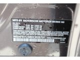 2013 5 Series Color Code for Mojave Metallic - Color Code: A17