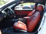 2009 BMW 3 Series 328xi Coupe Coral Red/Black Dakota Leather Interior