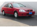 1999 Roma Red Honda Civic DX Coupe #80538975