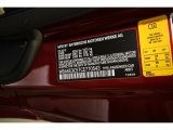 2012 3 Series Color Code for Vermilion Red Metallic - Color Code: A82