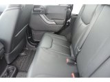 2013 Jeep Wrangler Unlimited Moab Edition 4x4 Rear Seat