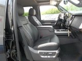 2013 Ford F350 Super Duty Platinum Crew Cab 4x4 Platinum Black Leather Interior