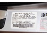 2011 370Z Color Code for Brilliant Silver - Color Code: K23