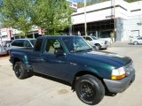 1998 Deep Emerald Green Metallic Ford Ranger XLT Extended Cab 4x4 #80593591