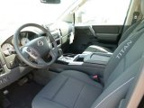 2013 Nissan Titan Pro-4X Crew Cab 4x4 Charcoal Interior