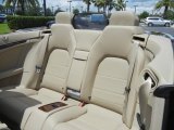 2013 Mercedes-Benz E 550 Cabriolet Rear Seat