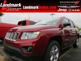 2013 Deep Cherry Red Crystal Pearl Jeep Compass Latitude #80593063